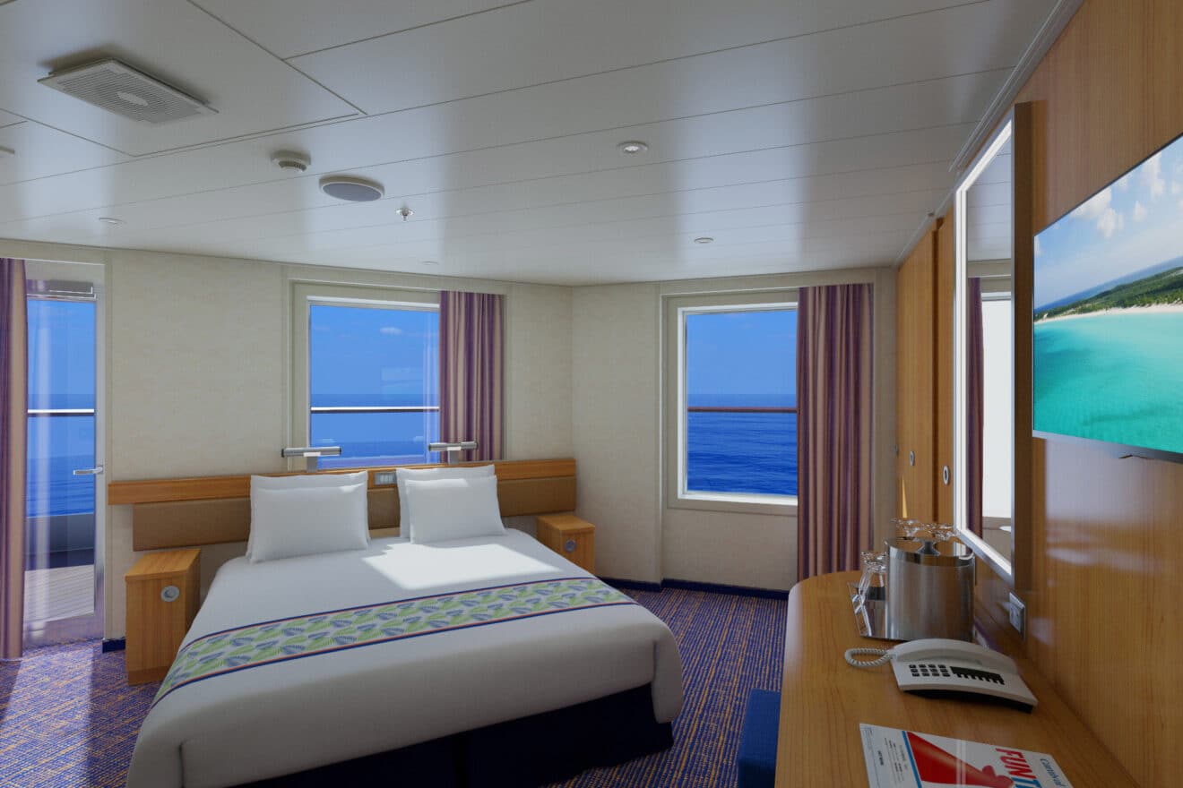 carnival sunrise balcony room