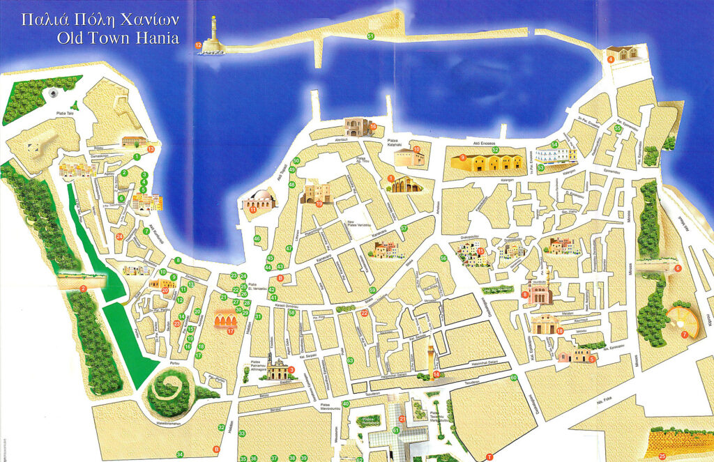 Map Chania Old Town Map 1024x663 