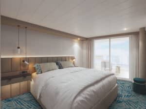 Mein Schiff Relax Rendering - Fernweh Suite - Schlafzimmer