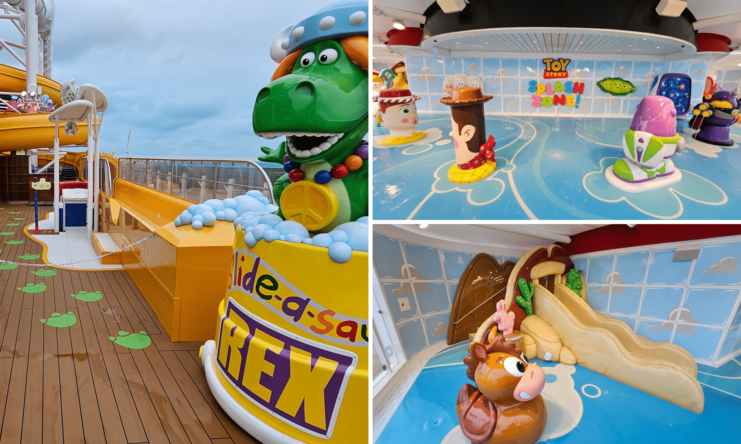 Toy Story Splash Zone - waterpark - buitendek